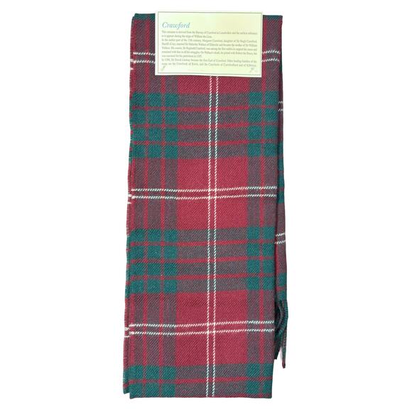 Ingles Buchan Crawford 100% Pure New Wool Made in Scotland Scarf - Picture 2 of 5